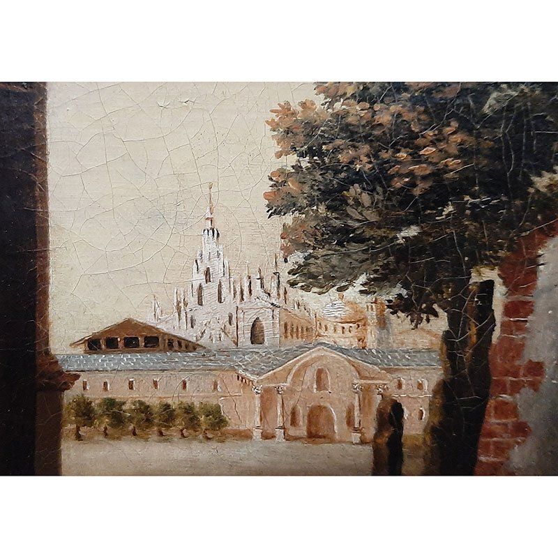 Giovanni Mizreu, Arco Della Pace, 1800s, Oil On Canvas photo Art