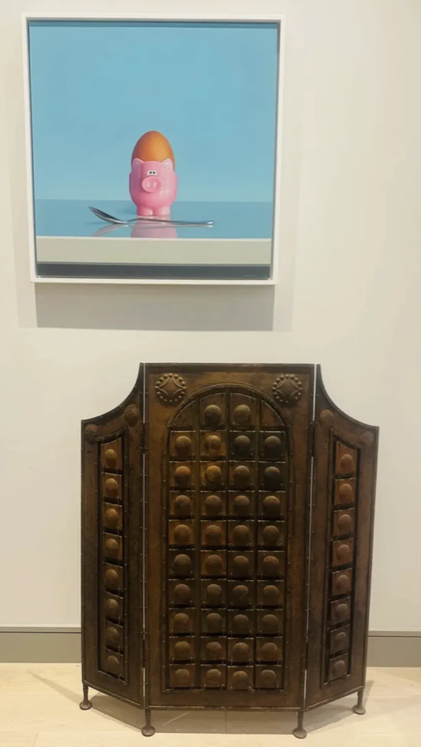 photo buy 1910 German Arts & Crafts Decorative Screen Attributed To Richard Riemerschmid