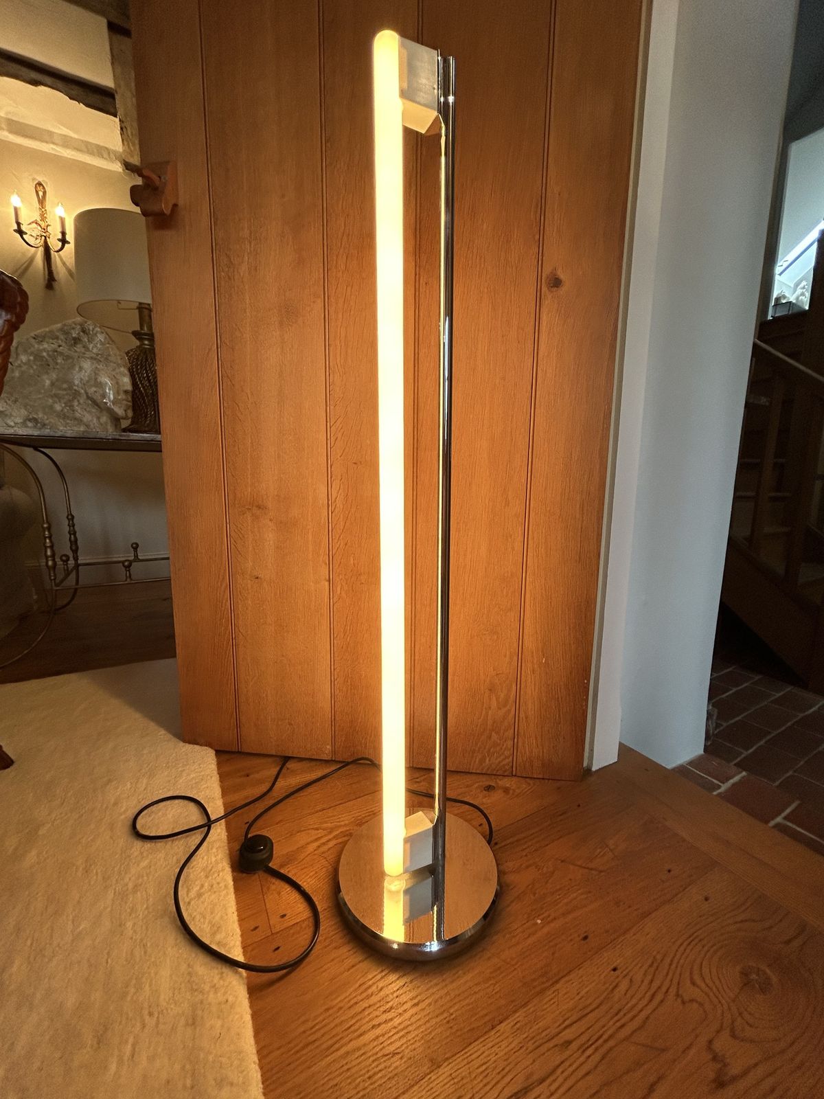 Eileen Gray For Alivar   Iconic Tube Floor Lamp
