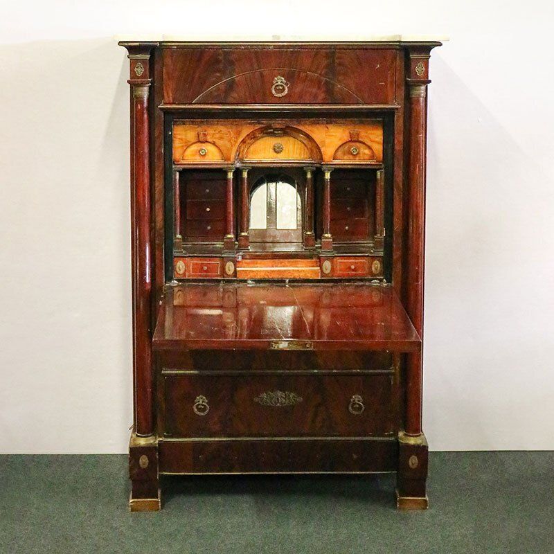 Secretaire In Wood And Marble photo buy