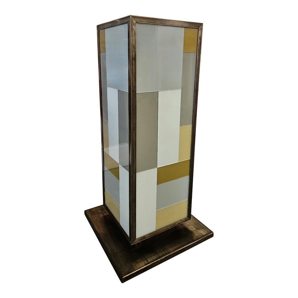 Columns In Brass And Murano Glass, 1980s, Set Of 2 photo Home Decor