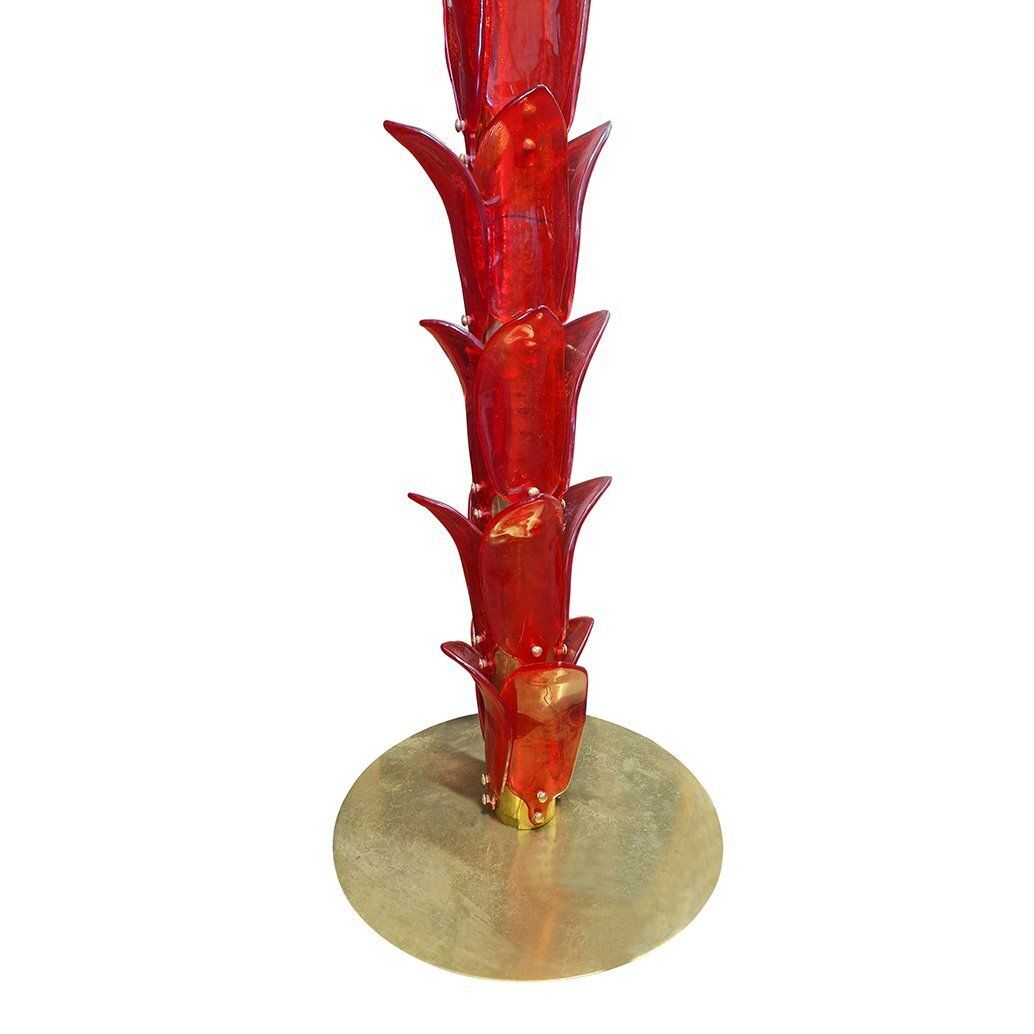 Floor Lamp In Red Murano Glass, 1980s photo 6406.0