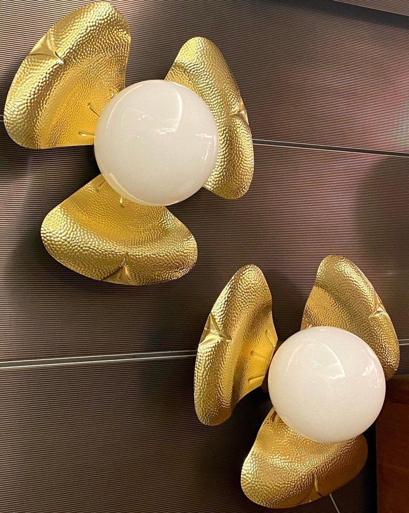 Mid Century Italian Sconces In The Style Of T. Barbi, 1960s, Set Of 10 photo furniture