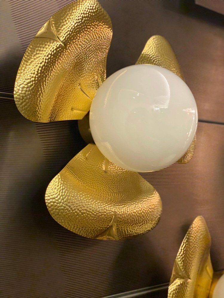 photo vintage Mid Century Italian Sconces In The Style Of T. Barbi, 1960s, Set Of 10