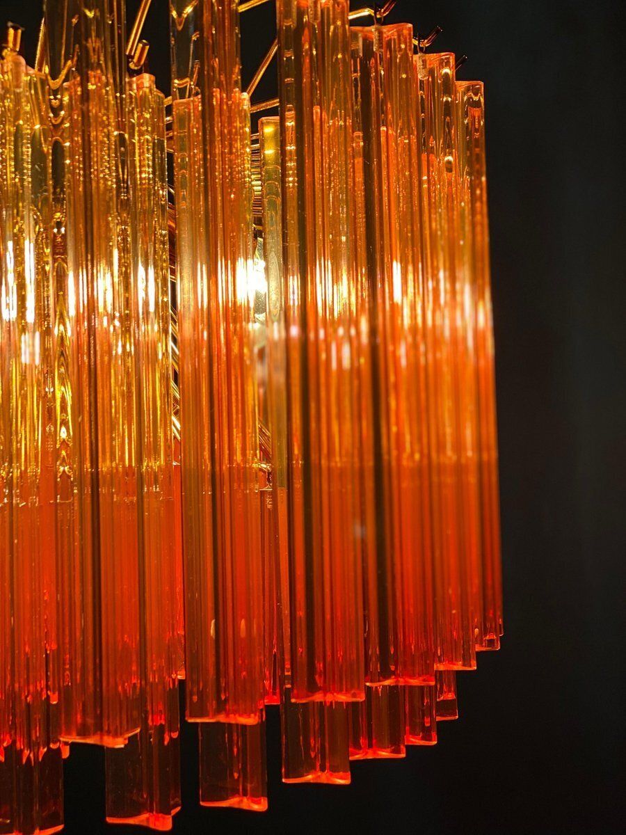 photo vinterior Coral Triedi Crystal Prism Chandelier