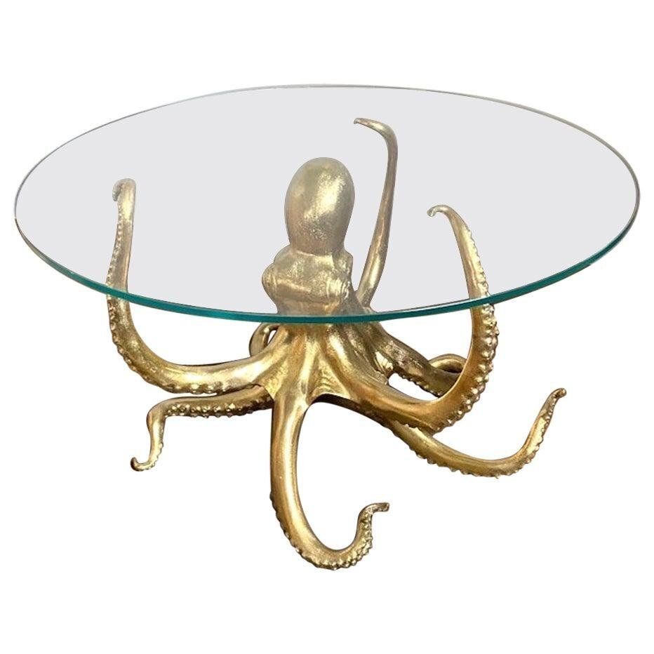Sculptural Gilt Bronze Center Or Dining Table