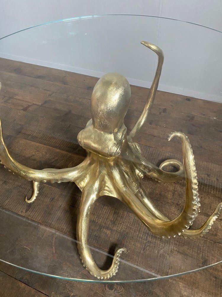 Sculptural Gilt Bronze Center Or Dining Table photo for sale