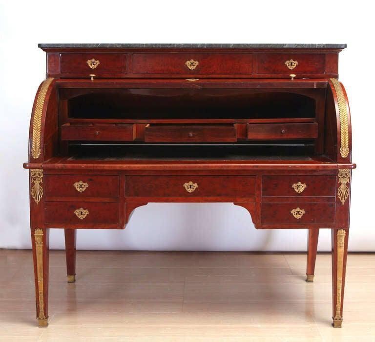 French Empire Mahogany Office Writing Table, 1810 photo furniture