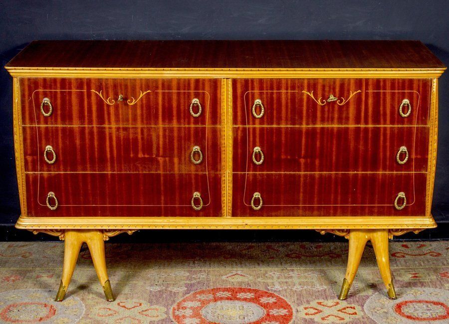 Furniture Italian Commode By Osvaldo Borsani, 1940s photo