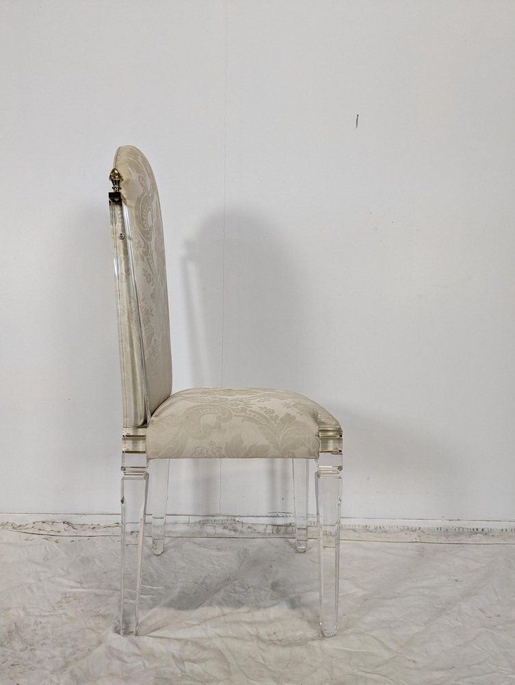 Acrylic Glass Chairs From Dlg Roméo, 1980s, Set Of 6 photo 2030.0