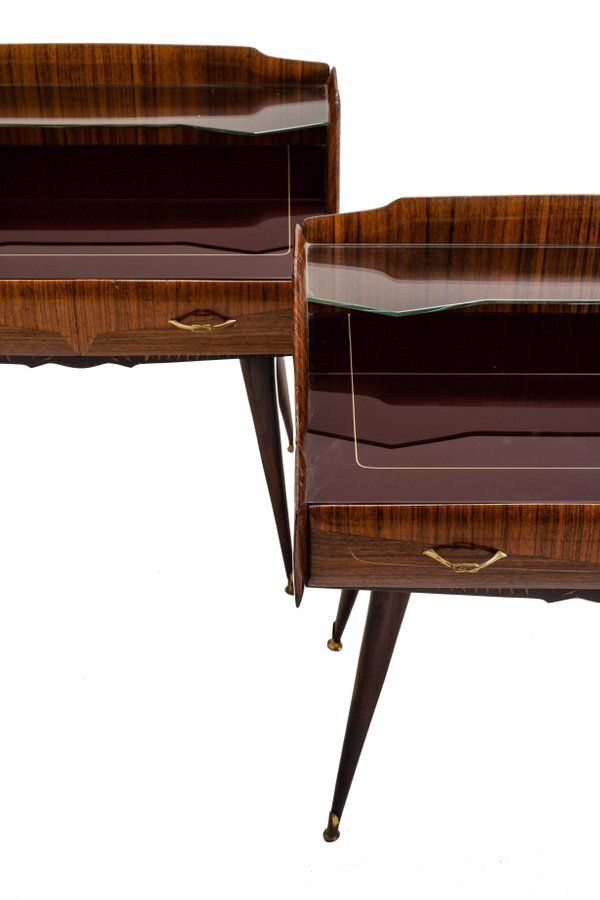 Mid Century Italian Nightstands In The Style Of Paolo Buffa, 1950s, Set Of 2 photo furniture