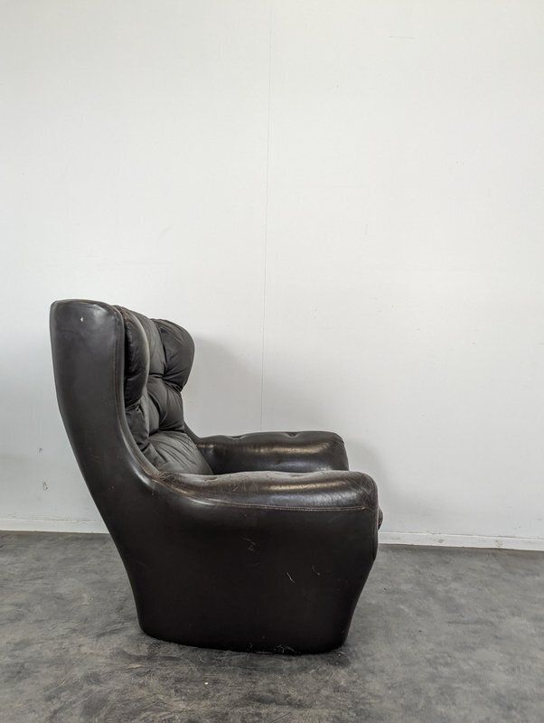 Steiner Armchairs In Dark Brown Leather, Set Of 2 photo 1030.0