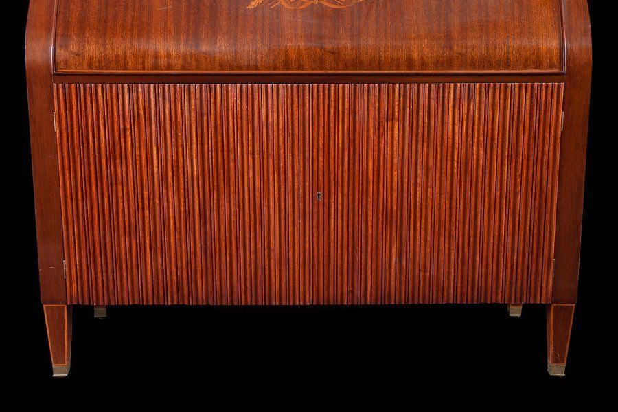 photo vinterior Mid Century Trumeau Bookcase Or Cabinet By Paolo Buffa, 1940