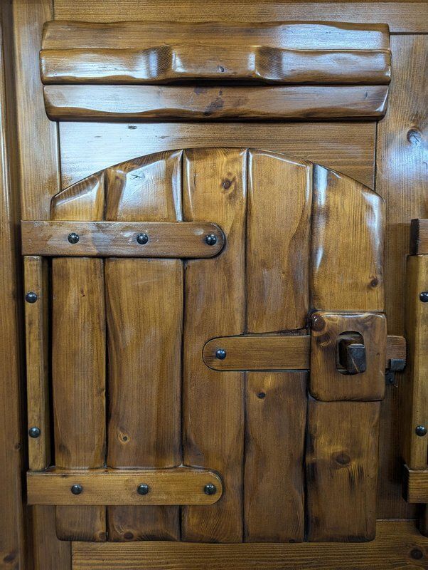 Chalet Style Mounting Sideboard photo vintage