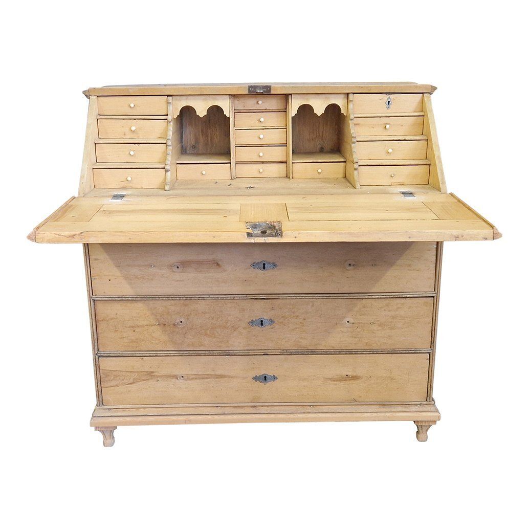 Antique Danish Dresser In Wood photo vintage