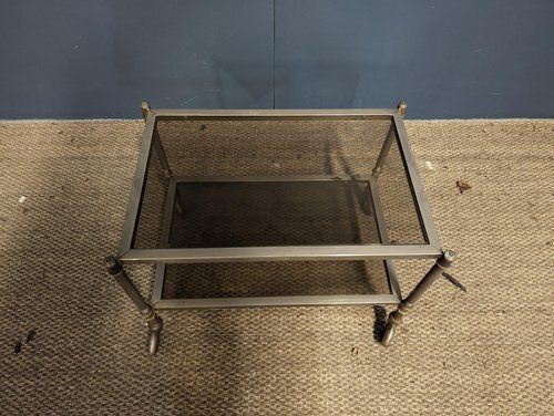 Neo Classical Style Brass Coffee Table photo vinterior