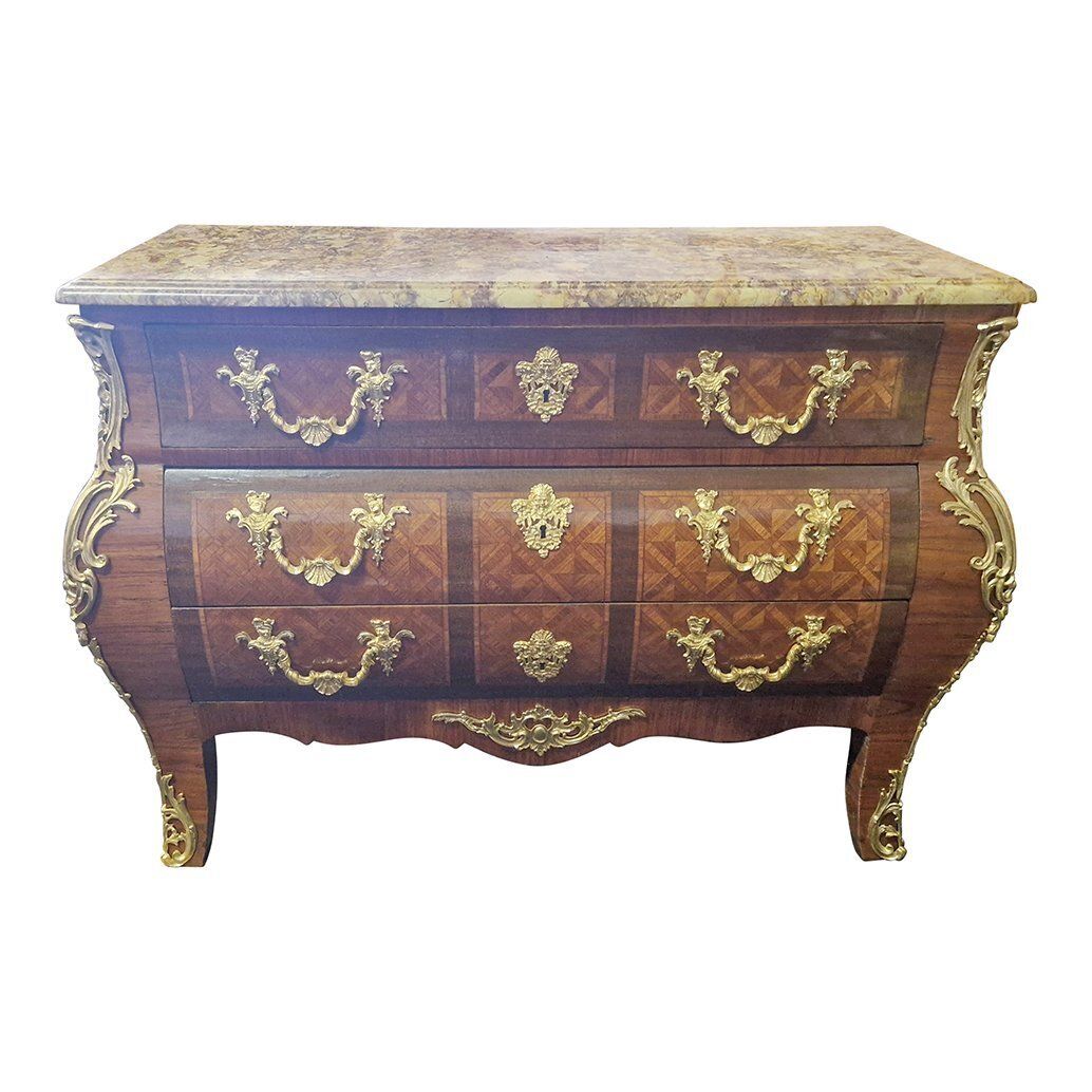 Louis XV Style French Chest Of Drawers, 1950s photo furniture