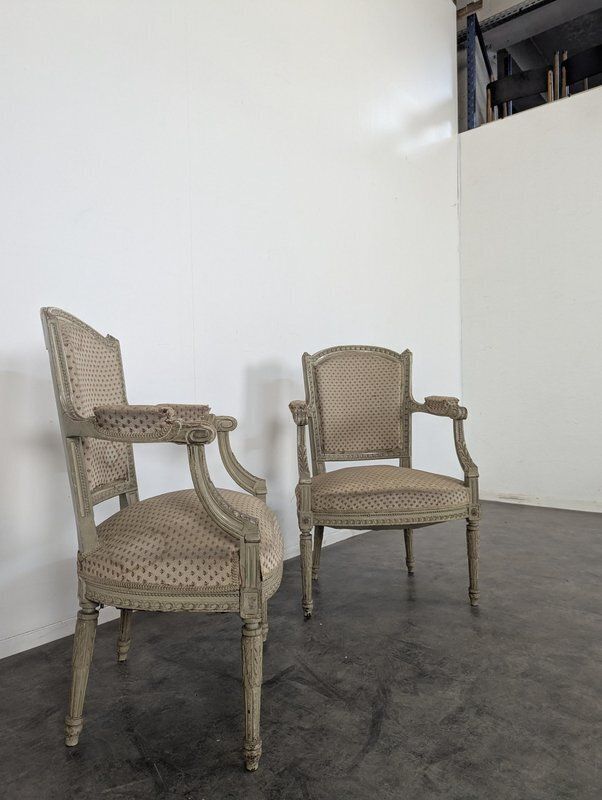 Louis XVI Style Armchairs, Set Of 2 photo furniture