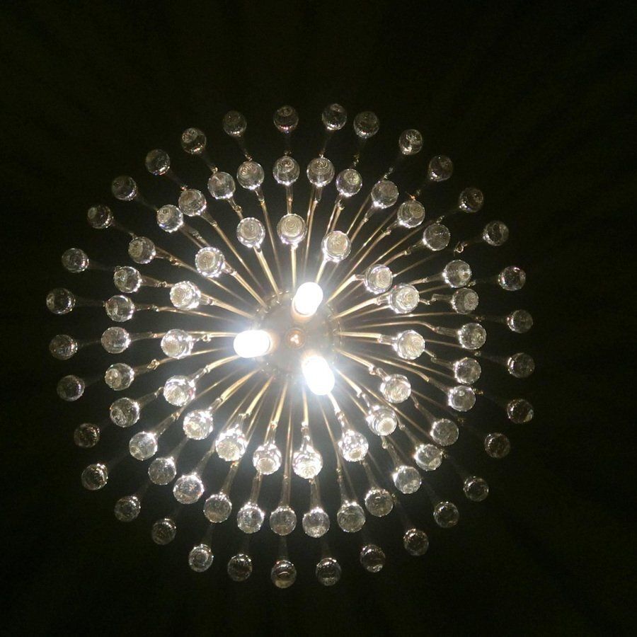 Murano Chandelier In The Style Of Venini, 1960s photo vinterior