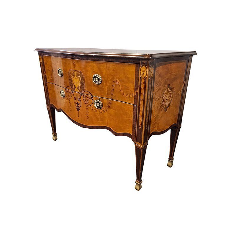 Two Drawer Wooden Chest Of Drawers photo Furniture