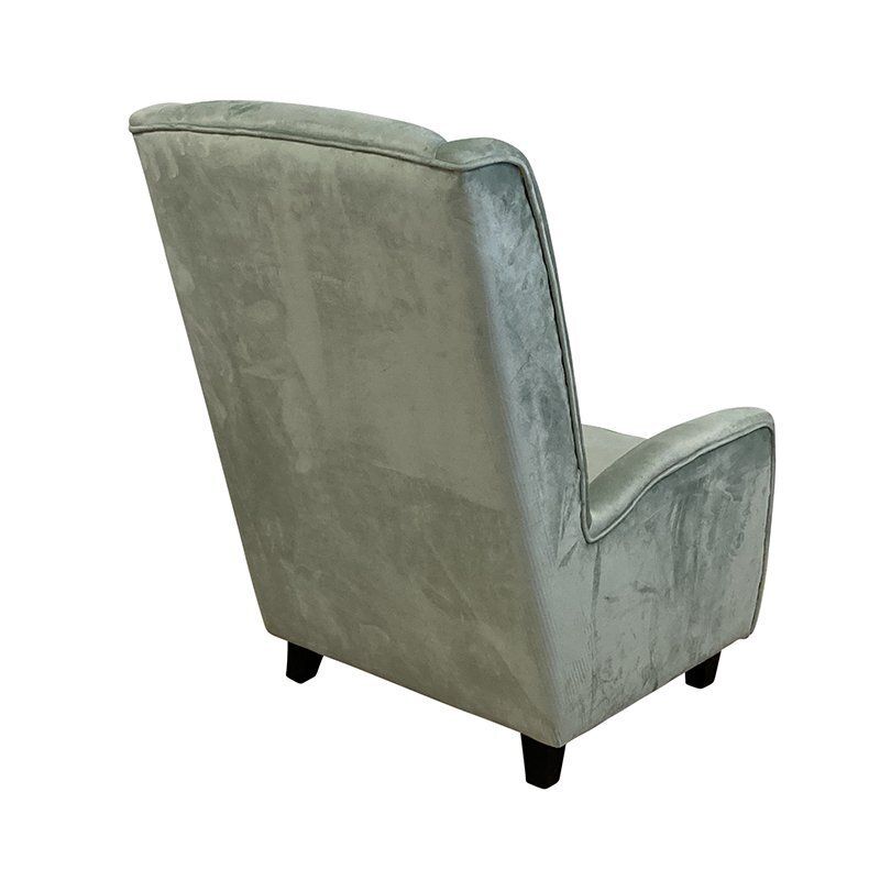Set Of Lounge Chairs In Green Velvet, 1950s photo vintage