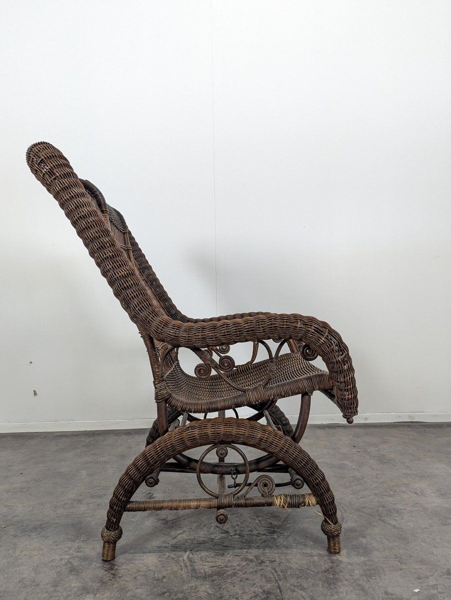 Dlg Rattan Rocking Chair From Perret Viber photo for sale