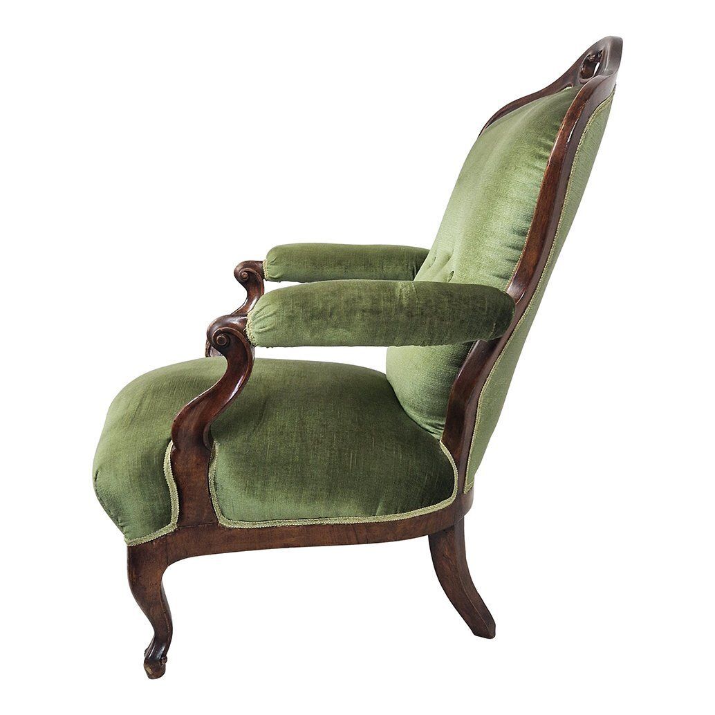 Louis Philippe Wooden Armchair, 1890s photo 809.0