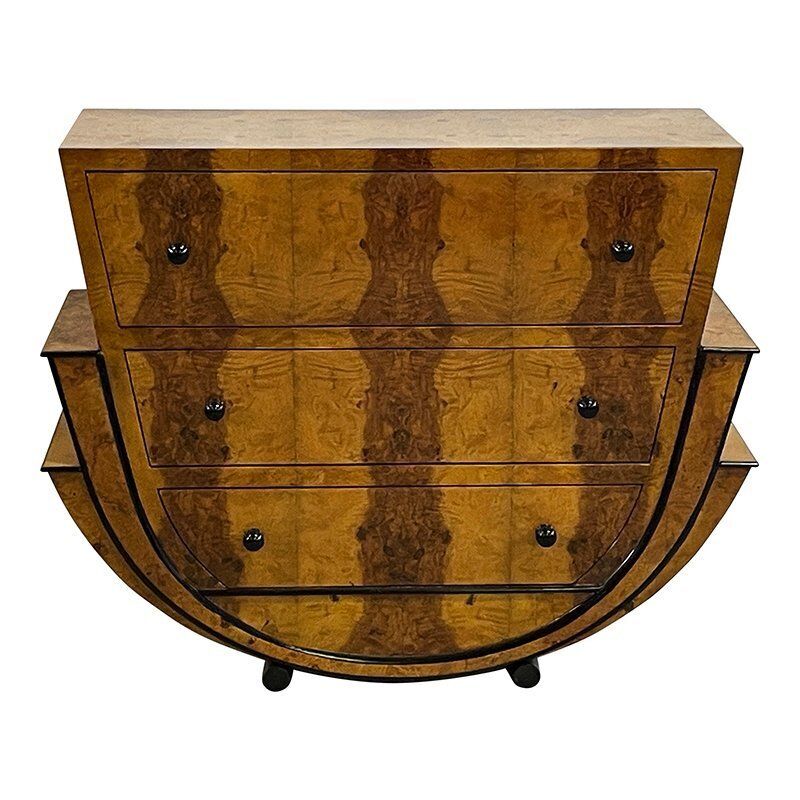 Art Deco Commode In Walnut, 1980s photo furniture