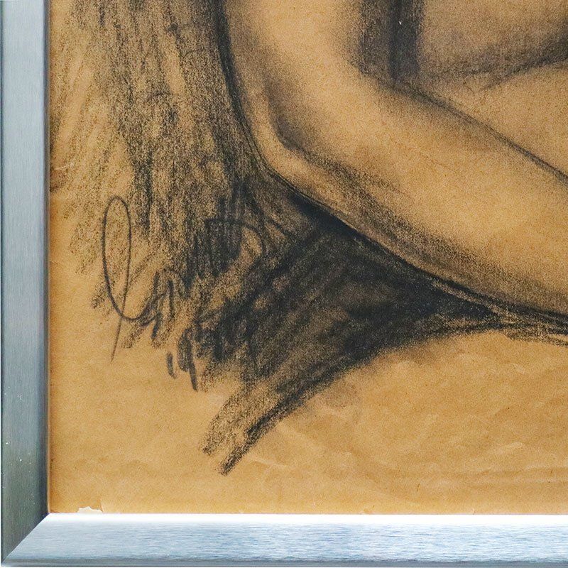 Giacomelli Ferruccio, Nude Of Young Woman, 1954, Drawing On Paper photo vinterior