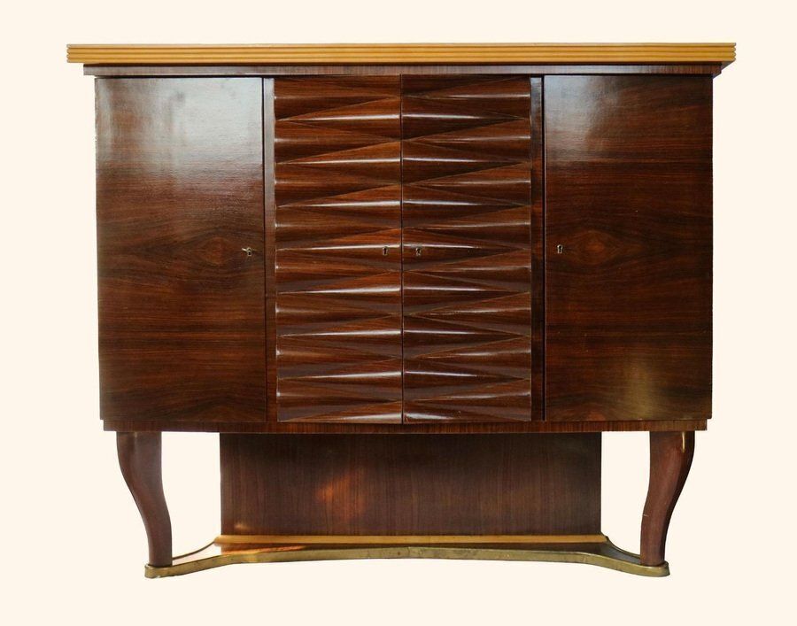 Italian Art Deco Dry Bar Cabinet By Michele Merighi, 1940 photo furniture
