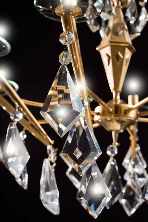 Italian Chandeliers By Gaetano Sciolari, 1980s, Set Of 2 photo for sale