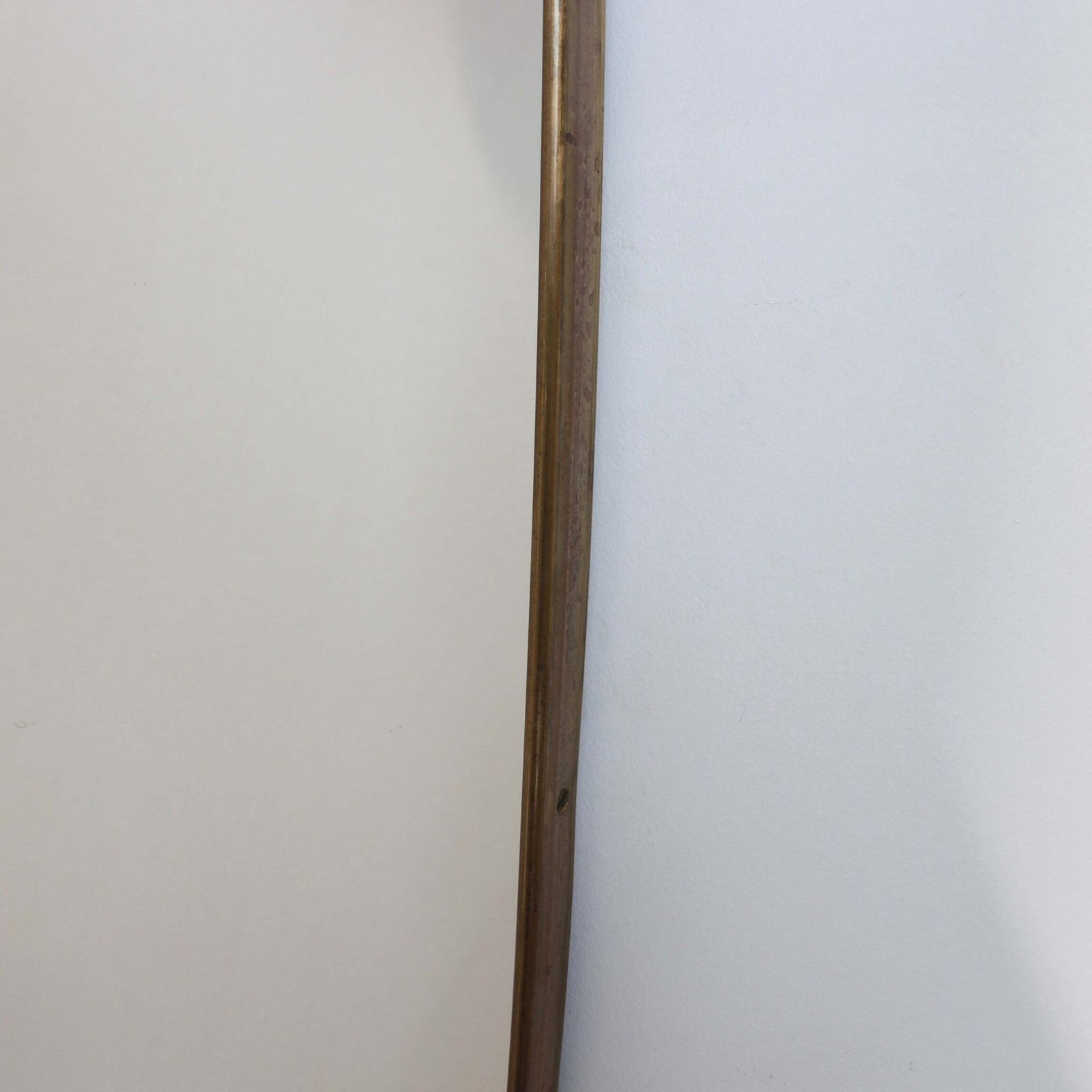 photo vinterior Vintage Italian Wall Mirror With Brass Frame (Circa 1960s)