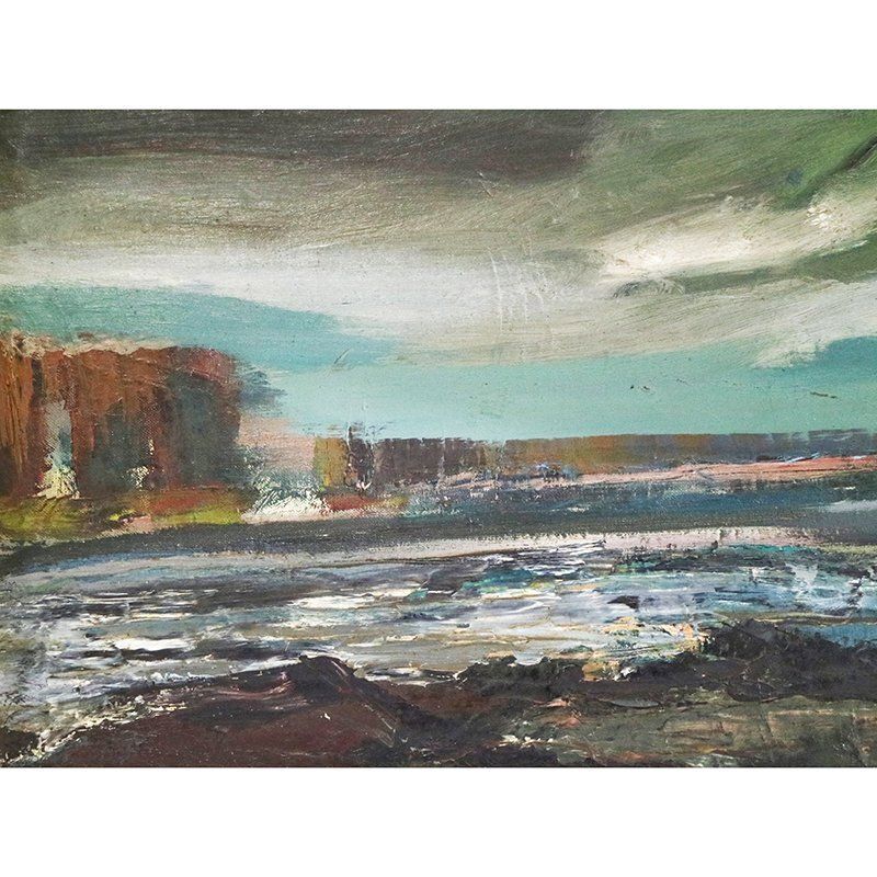Seascape, 1890s 1910s, Oil On Canvas, Framed photo Art