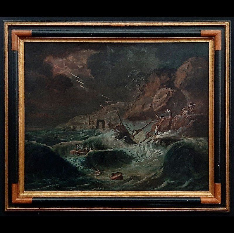 Claude Joseph Vernet, Storm, 1700s, Oil On Canvas