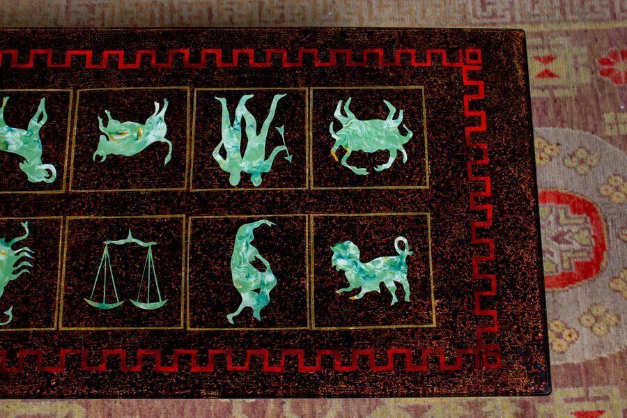 Glass Zodiac Cocktail Or Coffee Table From Fontana Arte photo 10030.0