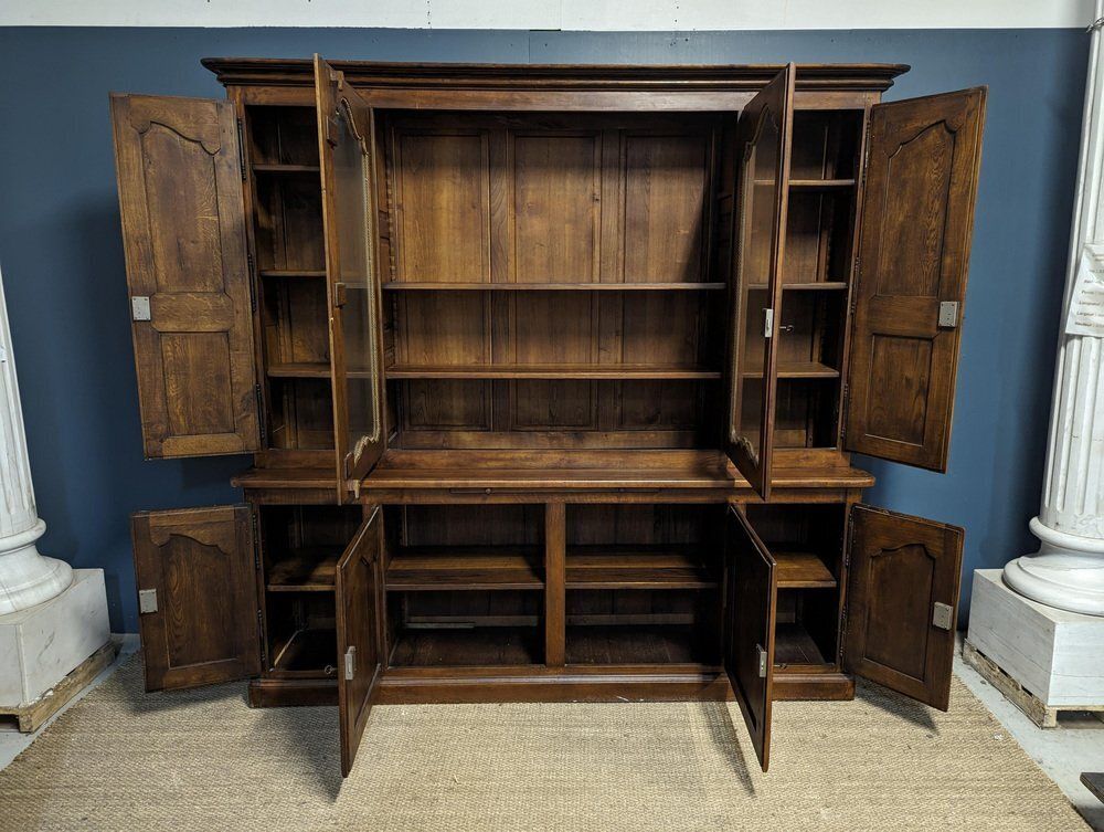 Large 2 Body Buffet In Molded Oak photo for sale