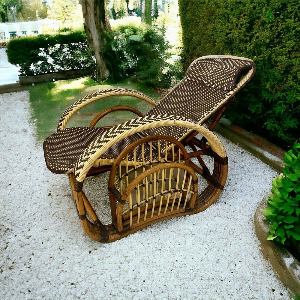 Mid Century Adjustable Lounge Chair Attributed To Paul Frankl, 1950s photo buy
