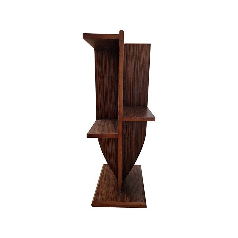 Walnut Magazine Rack, 1980s photo Home Decor