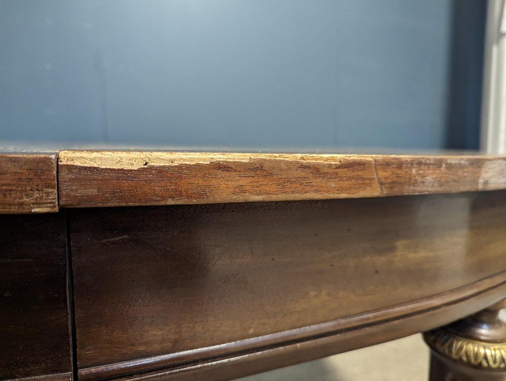 Louis XVI Style Mahogany Veneer Table photo vinterior
