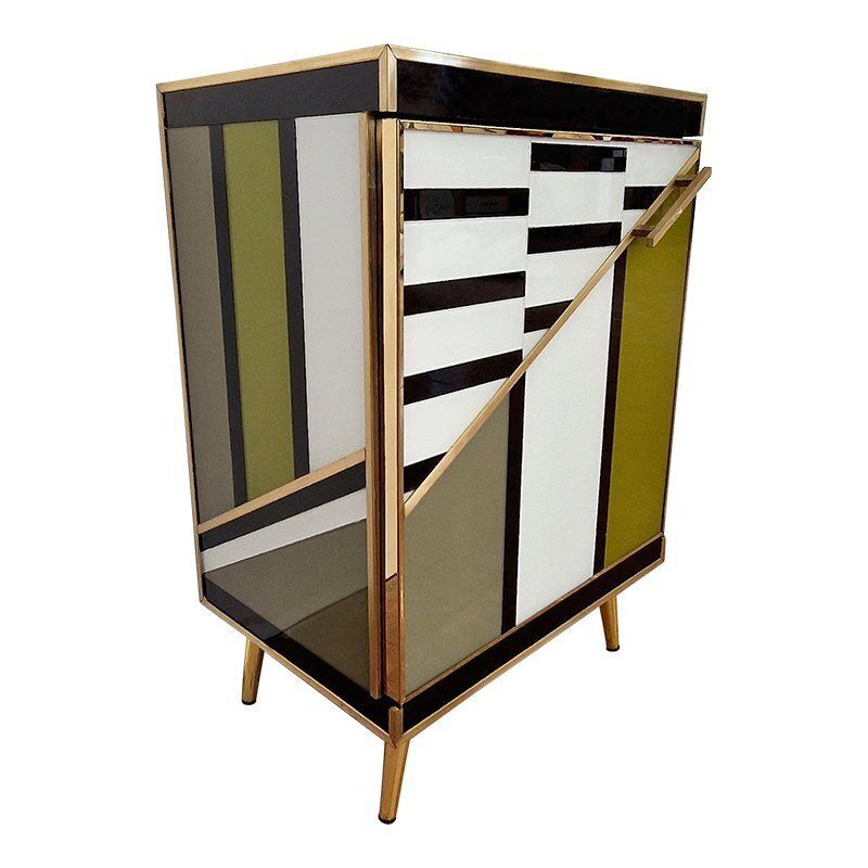 Glass Bedside Table, 1990s photo Furniture