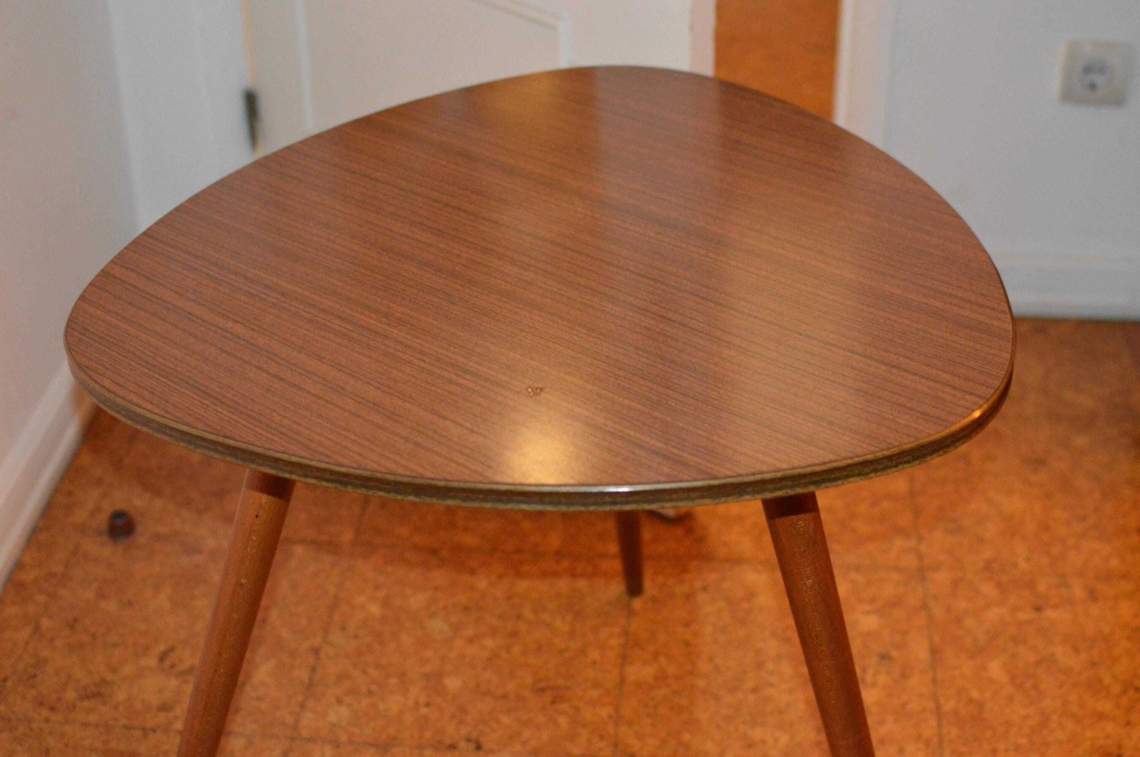 Furniture Vintage 50s Mid Century Nordic Modernist Rockabilly Desk Tripod Desk photo