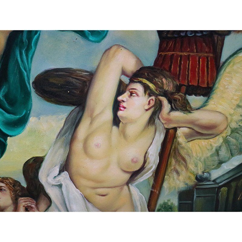 2030.0 Nobles And Mythology, 1800s, Oil On Canvas, Framed photo