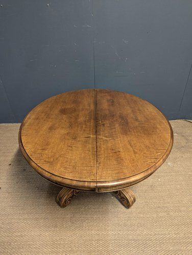 Walnut Pedestal Table With Extensions photo furniture