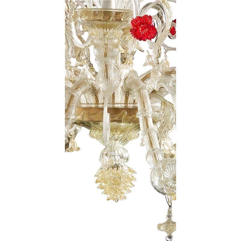 Rezzonico Chandelier In Murano Glass, 1950s photo furniture