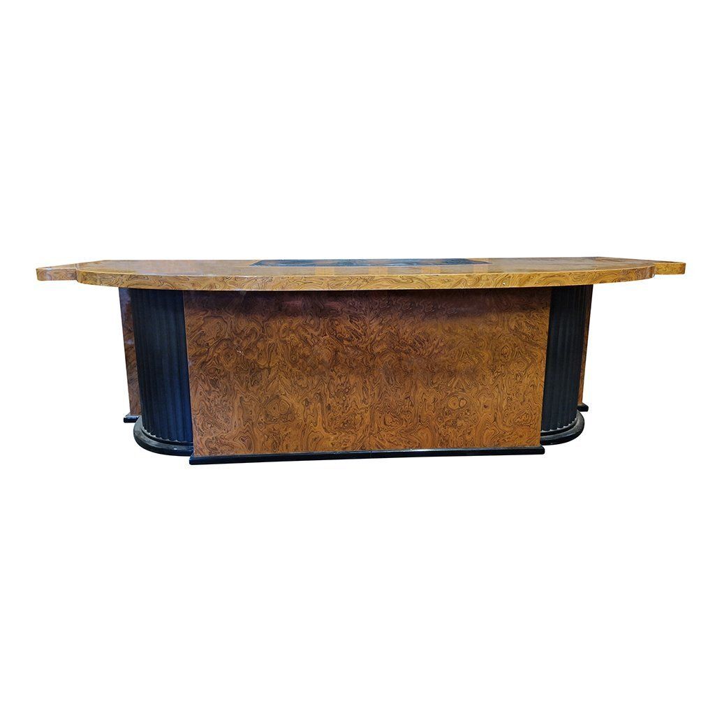 Vintage Desk In Thuja Root, 1980s photo 3029.0