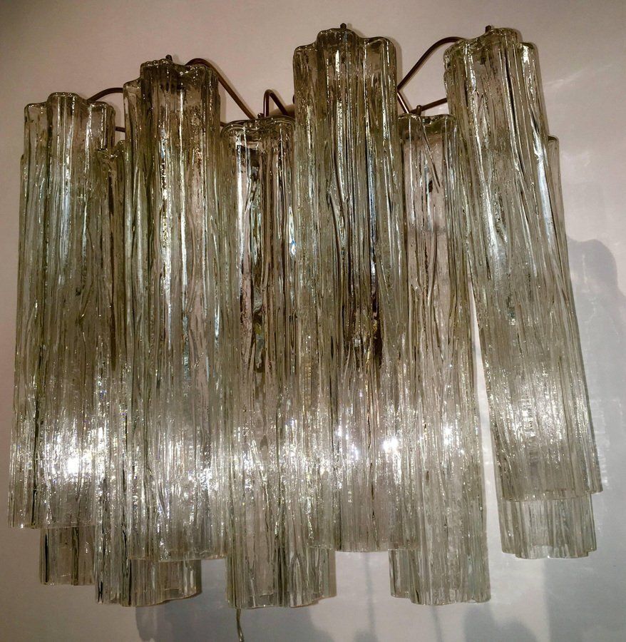 Tronchi Sconces By Toni Zuccheri For Venini, 1970s, Set Of 2 photo buy