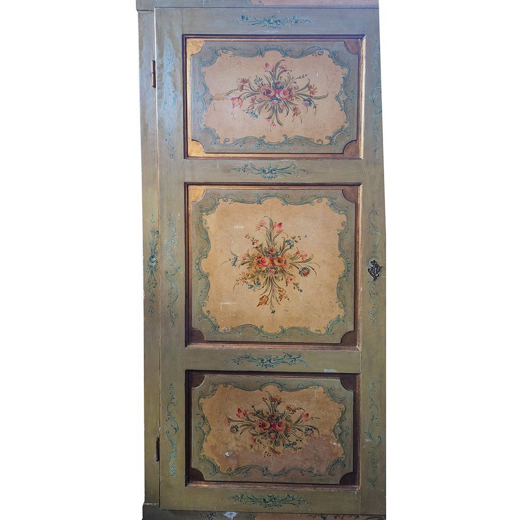 Vintage Tyrolean Lacquered Two Door Wardrobe, 1980s photo buy
