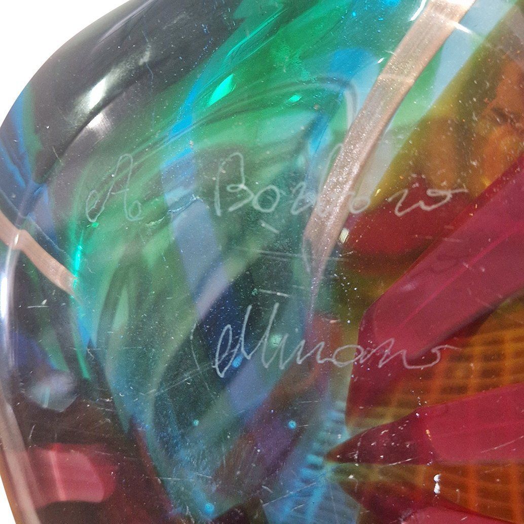 photo for sale Murano Glass Handbag Sculpture, 1980s