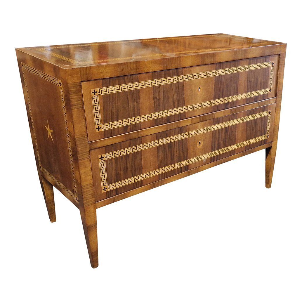 Louis XVI Chest Of Drawers With Two Drawers, 1980s photo Furniture