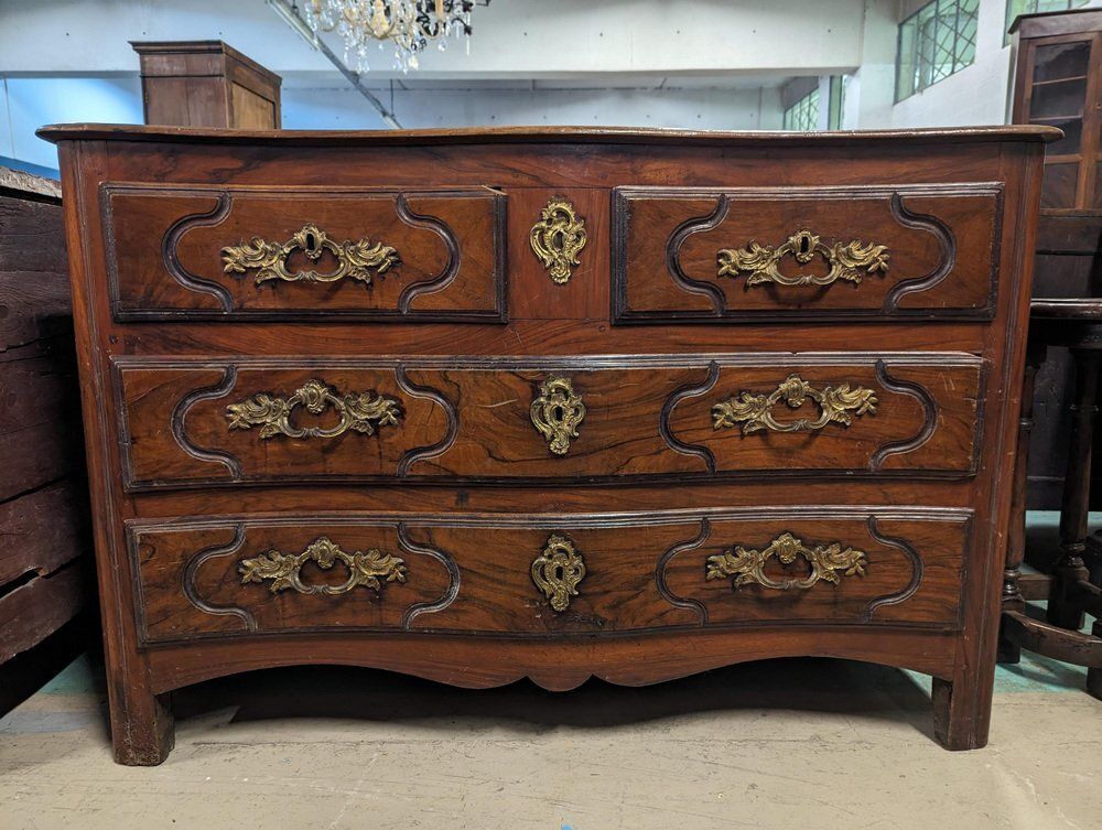 18th Century Louis XIV Solid Walnut Chest Of Drawers photo vinterior